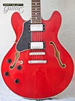 Photo Reference new lefty guitar electric Eastman T386 Trans Red