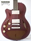 Photo Reference electric CP Thornton guitar for lefties model Professional semi-hollow Oxblood Red