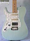 Photo Reference electric Anderson guitar for leftys model Mongrel in trans surf green