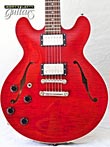 Photo Reference electric Collings guitar for leftys model i35 Deluxe Crimson