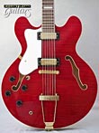 Photo Reference used electric Eastwood guitar for lefty's model Nashville 12 in Cherry Red