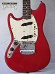 Photo Reference vintage lefty guitar electric Fender Mustang Dakota Red 1968