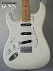 Photo Reference used lefty guitar electric Fender Stratocaster MIM Olympic White 2012