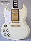 Photo Reference used left hand guitar electric Gibson Custom Shop SG Les Paul Custom Polaris White 2010