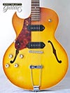 Photo Reference vintage left hand guitar electric Gibson ES-125TDC Cherry Burst 1966