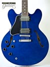 Photo Reference used electric Gibson guitar for lefties model ES-335 2001 Beale Street Blue