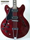 Photo Reference vintage left hand guitar electric Gibson ES-335 Wine Red 1977