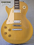 Gibson Les Paul Deluxe Goldtop 1982 electric vintage left hand guitar