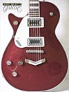 Photo Reference new electric Gretsch guitar for lefties model G5220 EMTC Jet in Dark Cherry Metallic