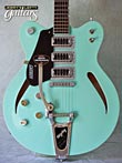 Photo Reference new left hand guitar electric Gretsch G5622T-CB Surf Green