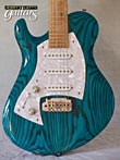 Photo Reference new left hand guitar electric Malinoski Rodeo 222 Trans Blue