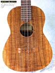 Photo Reference new left-handed ukulele Maui Music Solid Koa Tenor Uke