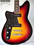 Photo Reference used left hand guitar electric Reverend Jetstream 290 Sunburst