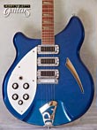 Photo Reference used left hand guitar electric Rickenbacker 370 Azure Blue