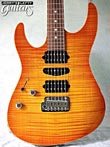 Photo Reference used electric 2013 Suhr guitar for lefties model Modern Custom Trans Honey Amber Burst