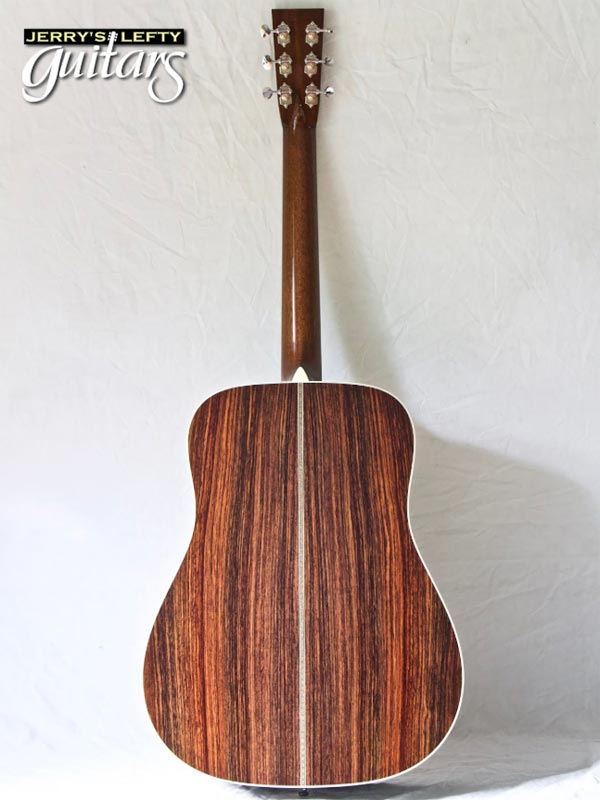 for sale left hand guitar new acoustic Collings D2H Torrefied Top Adirondack Braces Back view