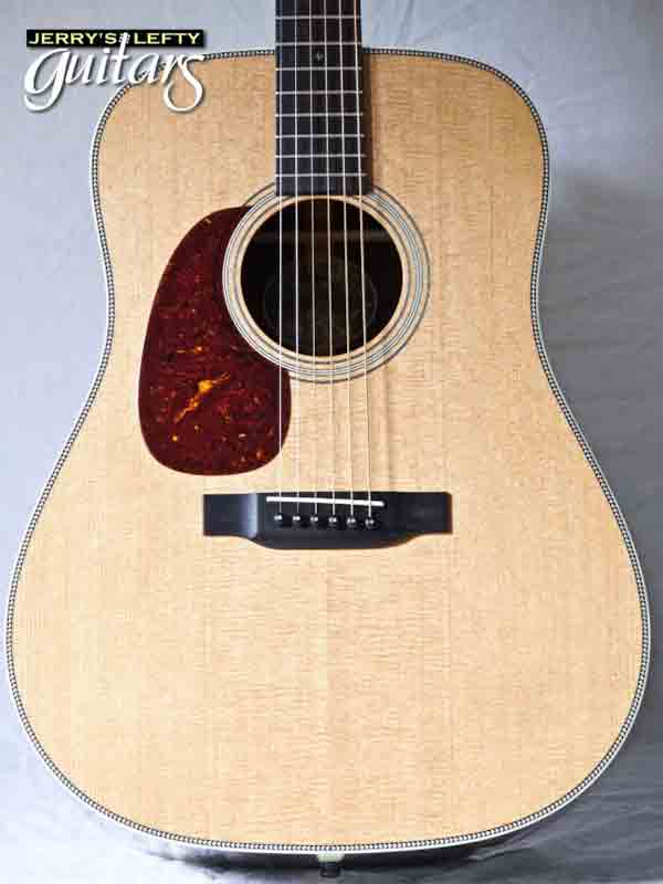 for sale left hand guitar new acoustic Collings D2H Torrefied Top Adirondack Braces Close-up view