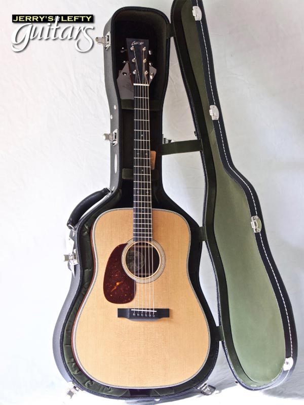 for sale left hand guitar new acoustic Collings D2H Torrefied Top Adirondack Braces Case view