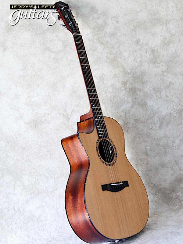 sale guitar for lefthanders new Eastman AC122-2CE Cedar top Side View