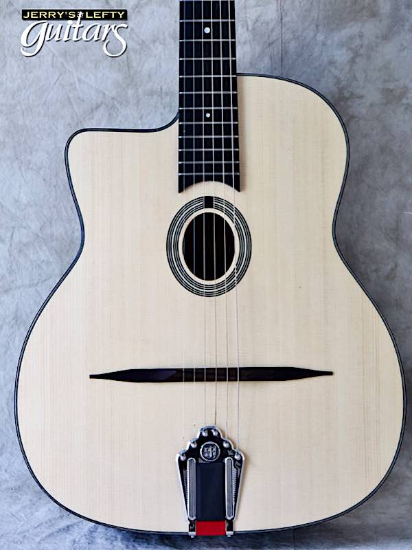 sale guitar for lefthanders new acoustic Eastman DM1 Natural No.455 Close-up View