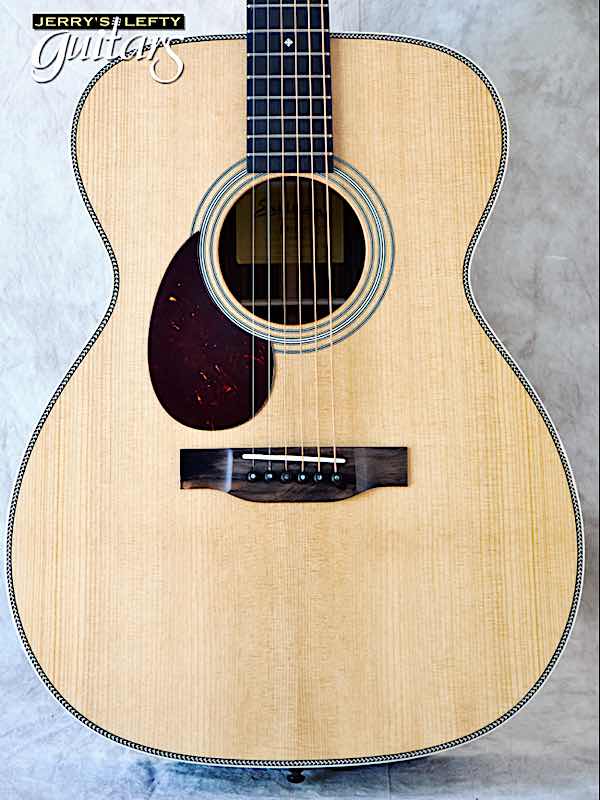 sale guitar for lefthanders new Eastman E20 OM TC Acoustic No.217 Close-up View