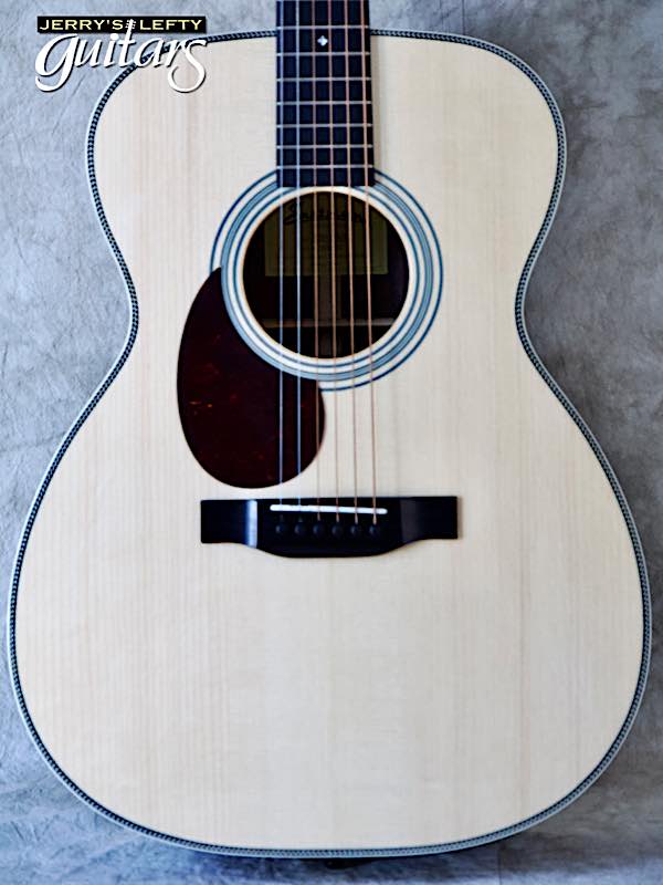 sale guitar for lefthanders new acoustic Eastman E20 OM No.372 Close-up View