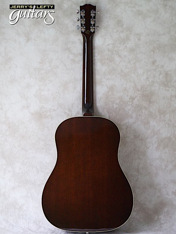 sale guitar for lefthanders used acoustic 2017 Gibson Custom Shop 1936 J35 Vintage Sunburst No.004 Back View