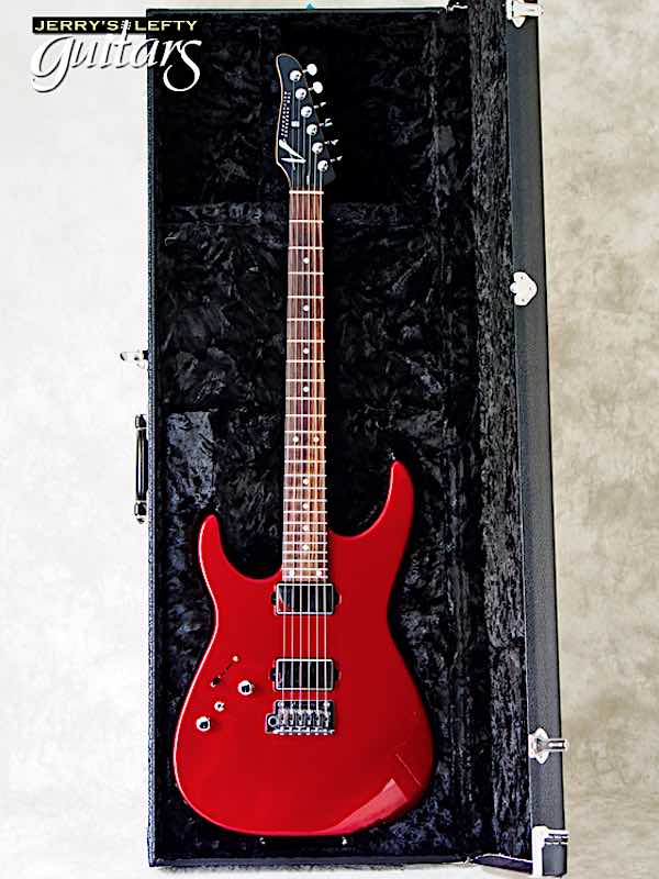 for sale left hand guitar 2016 Anderson Angel Ruby Slippers No.116 Case view