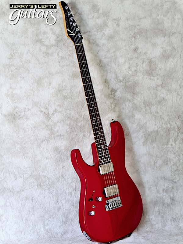 for sale left hand guitar 2016 Anderson Angel Ruby Slippers No.116 Side view