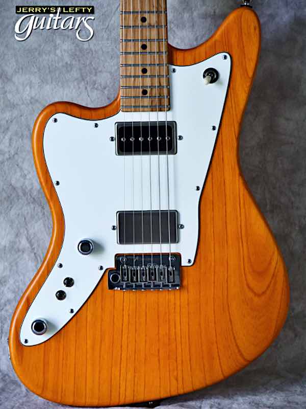 sale guitar for lefthanders new electric Anderson Classic Raven Satin Transparent Orange No.421p Close-up View