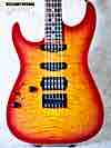 Sale left hand guitar new electric Anderson Cobra S Satin Amber to Cherry Burst No.822