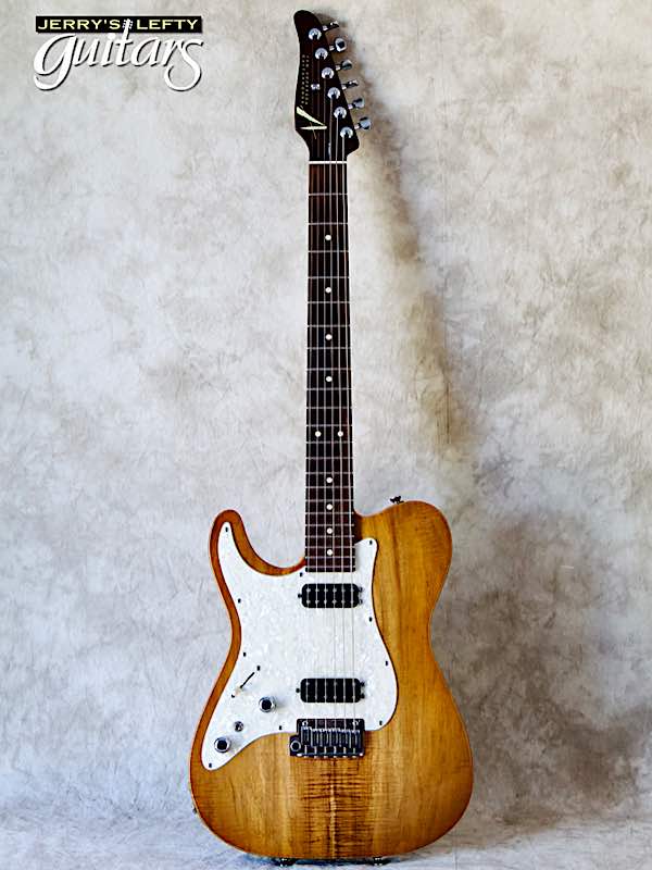 sale guitar for lefthanders used electric 2011 Anderson Drop Hollow Koa Mongrel No.811 Front View