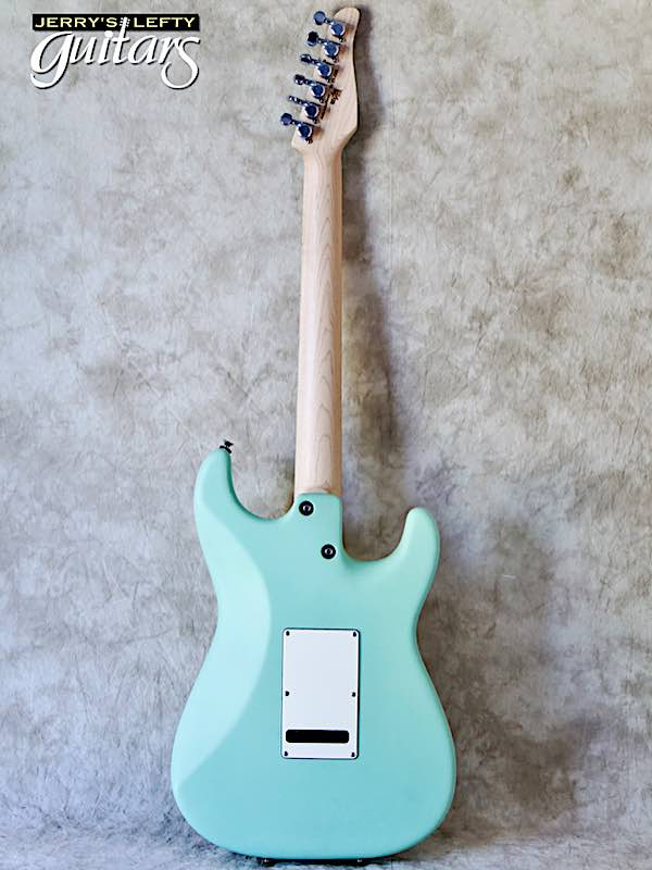 sale guitar for lefthanders new electric Anderson Icon Classic Satin Surf Green No.322 Back View