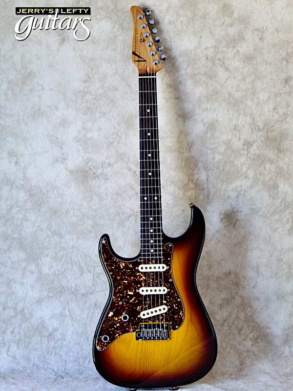 sale guitar for lefthanders new electric Anderson Classic Shorty 3 Color Burst No.922 Front View