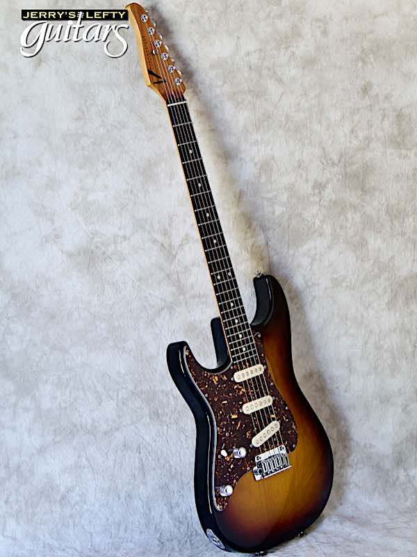 sale guitar for lefthanders new electric Anderson Classic Shorty 3 Color Burst No.922 Side View