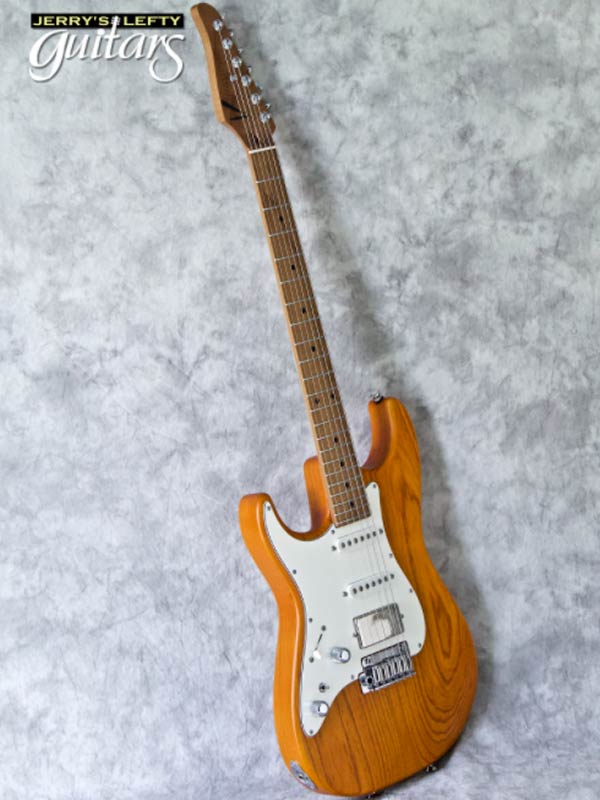 sale guitar for lefthanders new electric Anderson Shorty Classic Trans Orange Side View