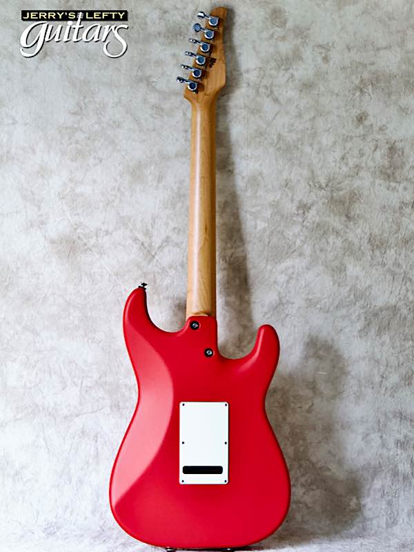 sale guitar for lefthanders new electric Anderson Shorty Icon Classic Fiesta Red No.522 Back View