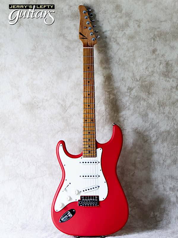 sale guitar for lefthanders new electric Anderson Shorty Icon Classic Fiesta Red No.522 Front View
