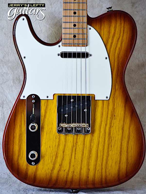sale guitar for lefthanders new electric Anderson T Icon Dark Honey Burst No.523 Close-up View