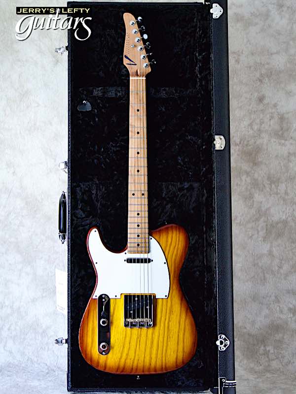 ssale guitar for lefthanders new electric Anderson T Icon Dark Honey Burst No.523 Case View