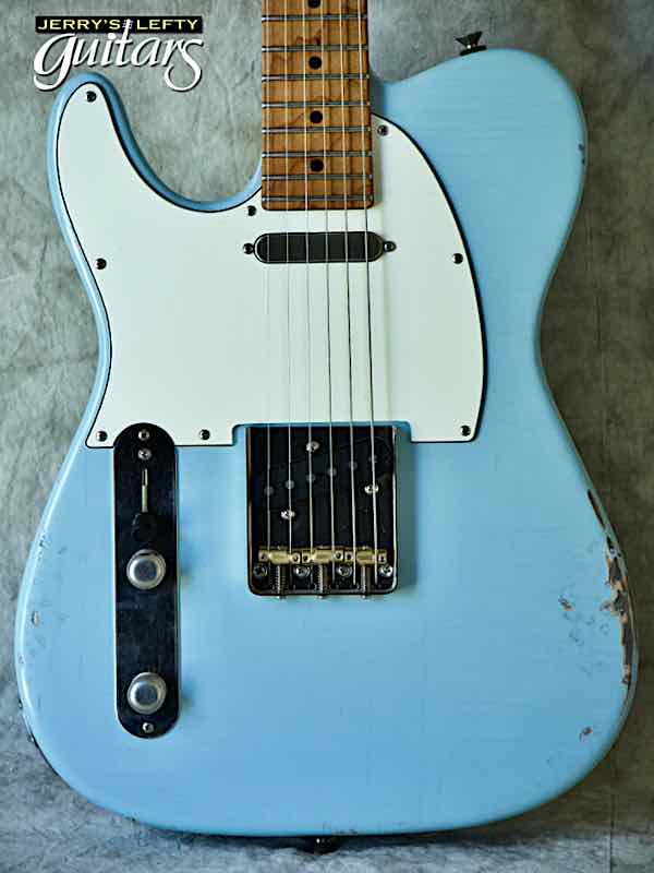 sale guitar for lefthanders new electric Anderson T Icon Sonic Blue No.321 Close-up View