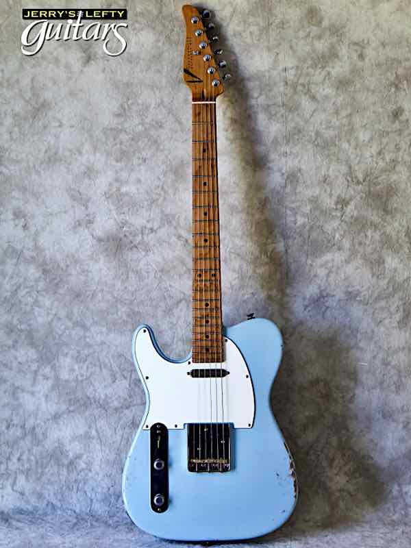 sale guitar for lefthanders new electric Anderson T Icon Sonic Blue No.321 Front View