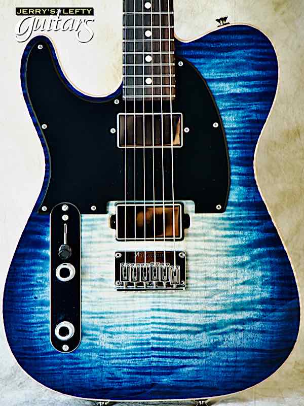 sale guitar for lefthanders new electric Anderson Top T Classic Super Natural Deep Ocean Blue No.222 Close-up View
