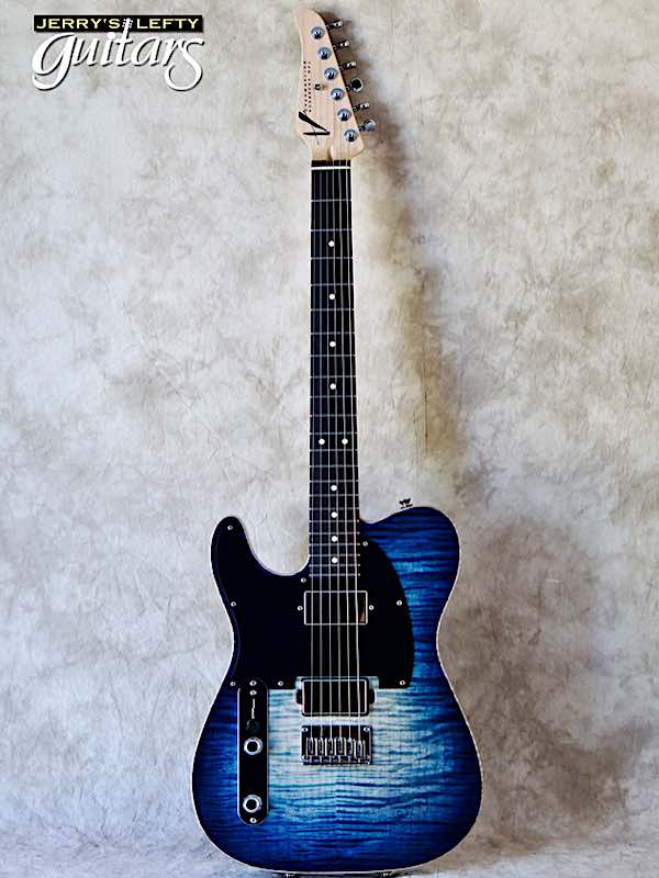 sale guitar for lefthanders new electric Anderson Top T Classic Super Natural Deep Ocean Blue No.222 Front View