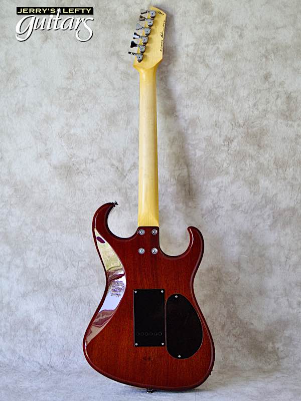 sale guitar for lefthanders new electric Asher S Custom Faded Cherry Burst No.307 Back View