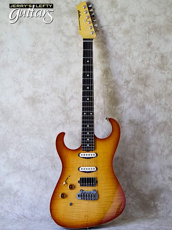 sale guitar for lefthanders new electric Asher S Custom Faded Cherry Burst No.307 Front View
