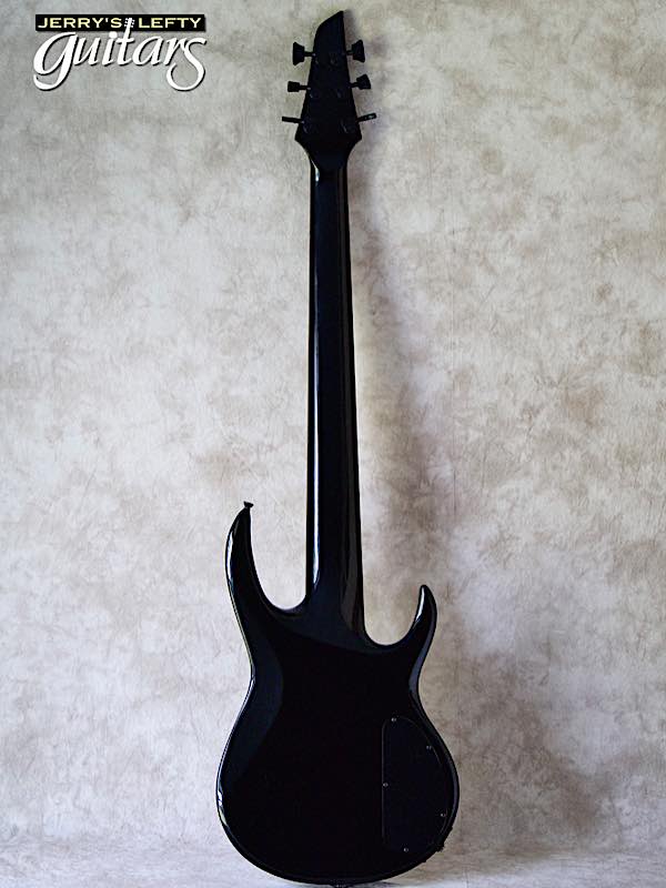 sale guitar for lefthanders  used electric 1990s Carvin LB76 Black 6 string No.251 Back View
