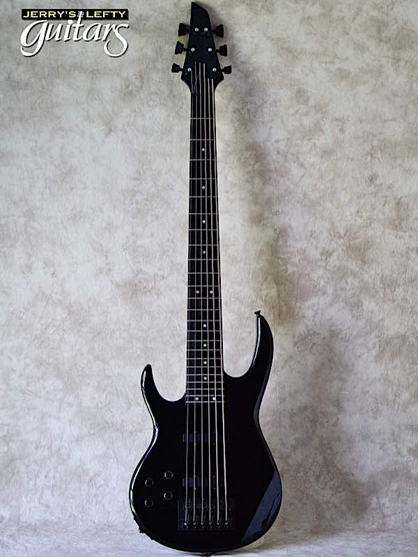 sale guitar for lefthanders  used electric 1990s Carvin LB76 Black 6 string No.251 Front View
