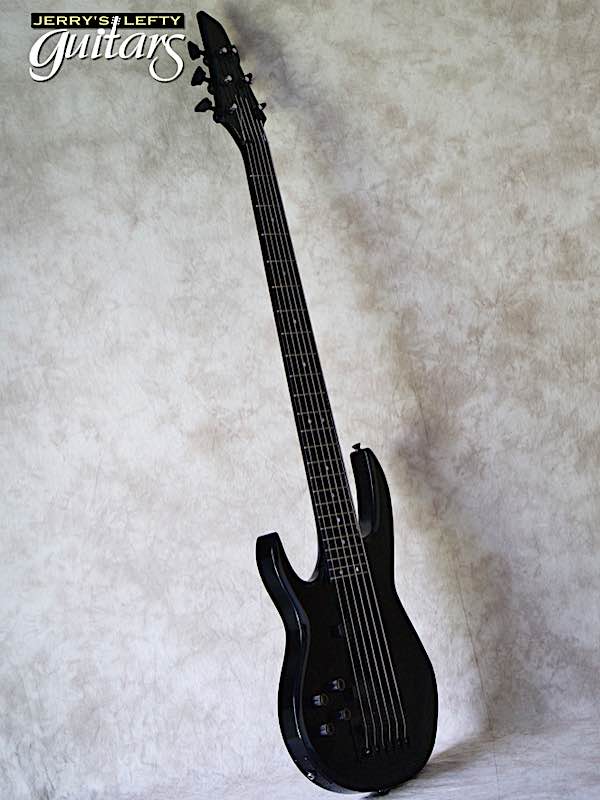 sale guitar for lefthanders  used electric 1990s Carvin LB76 Black 6 string No.251 Side View