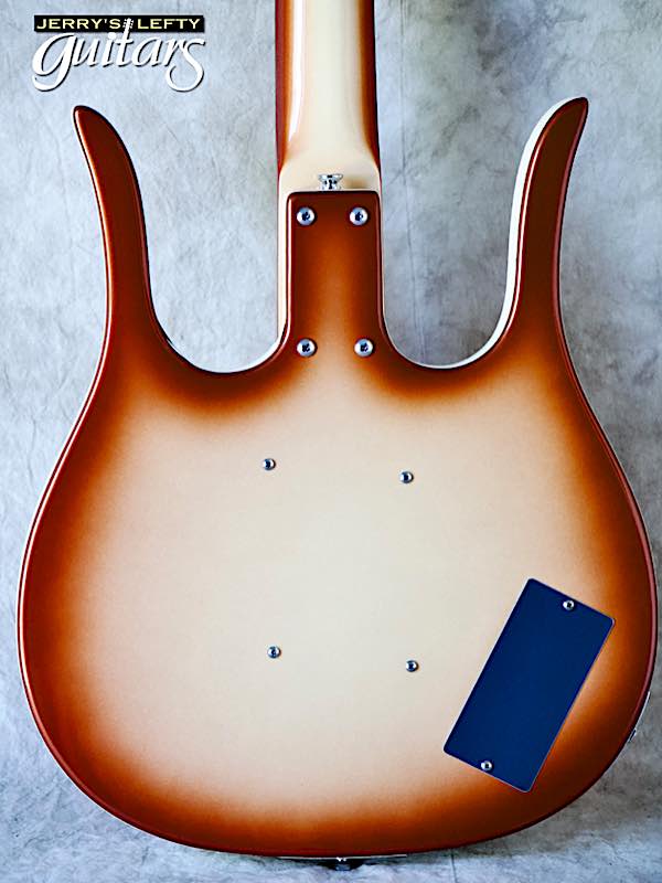 sale guitar for lefthanders new electric Danelectro Longhorn Bass Copperburst No.771 Case View